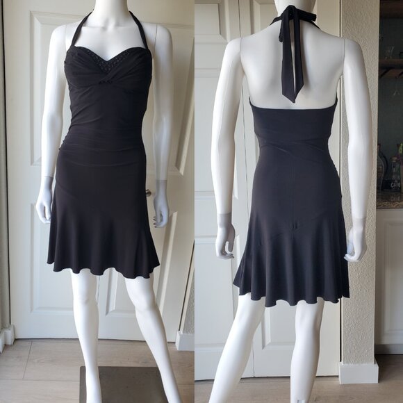 Ruby Rox Dresses & Skirts - Ruby Rox Size Small Black Y2k Mini Halter Dress